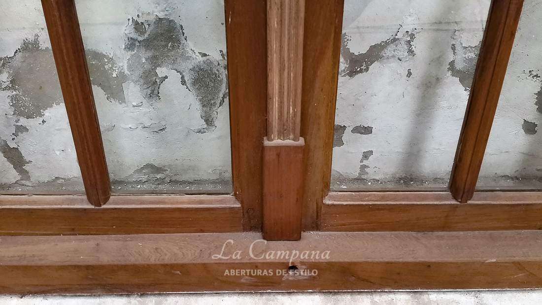 Ventana cedro de abrir